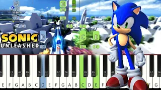 Sonic Unleashed - Apotos Windmill Isle (Day) Piano tutorial