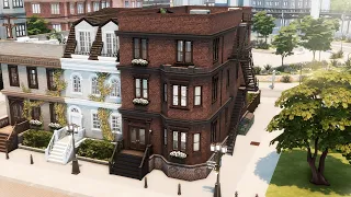 Brooklyn Townhouses / Young Family Apartment / The Sims 4 / no cc / stop motion