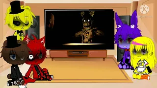 Fnaf 1 reacts to Springtrap interview and he always comes back