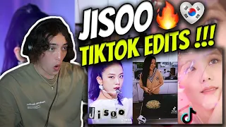 South African Reacts To BLACKPINK JISOO TIKTOK EDITS !!! 🔥