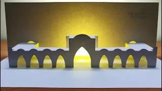 3D Isfahan Card｜Pop Up Card｜Kirigami｜Paper Art｜Origami｜3D伊斯法罕卡片 #333