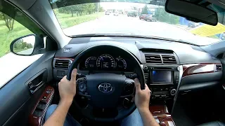 2013 Toyota Camry 2.5L (181) POV TEST DRIVE