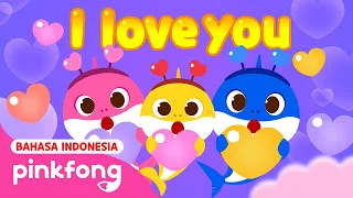 Hari Kasih Sayang Hiu dan lain-lain | Happy Valentine's Day | Lagu Anak | Pinkfong Indonesia