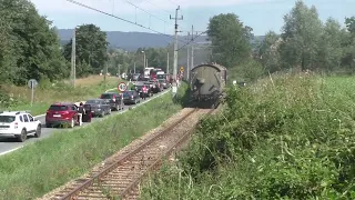 Pociąg retro z dwoma parowozami🚂🚂na zakopiance