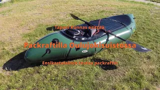 Packraftilla Oulujokisuistossa