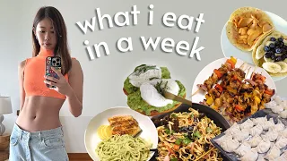 What I Eat in a Week as a Fitness YouTuber (asian meals, home recipes) ~ Emi