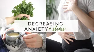 DECREASING ANXIETY & STRESS | mindset, lifestyle + nutrition tips