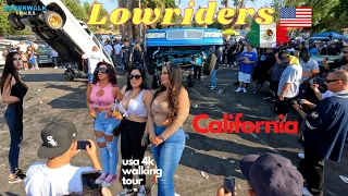 Lowriders Cars Show in California crazy hopping 🔥 USA Virtual Walk Tour