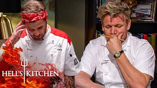 Chris Battles to Overcome Personal Demons with Ramsay's Support in Emotional Hell's Kitchen Exit