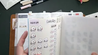 Plan with me • Hobonichi cousin A5 • Week 12 (Swedish)