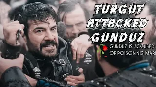 💔turgut Attacked gunduz bey ||🥀 Gunduz is accused of poisoning Mari 🥺|| turgut injured gunduz bey