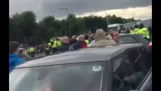 Middlesbrough - Sheffield United Clash after the game