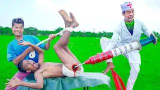 Must Watch New Very Special Comedy Video 2023 Amazing Comedy Video 2023 Injection Funny Video Ep 145