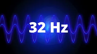 32 Hz 10 hour clean sine wave BASS TEST TONE frequency