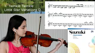 1 Twinkle, Twinkle, Little Star Variations / Suzuki Violin Libro 1