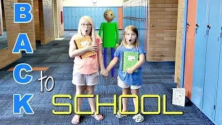 BACK TO SCHOOL Baldi's Basics in REAL Life!