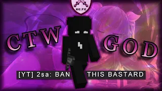 When minecraft GOD joined CTW | Overcast Capture The Wool