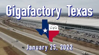 Tesla Gigafactory Texas   1/25/2022   (1:40PM)   LET THE CONCRETE POUR