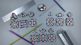 A Polymer Clay Cane Tutorial: The Square Kaleidoscope Cane