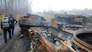 Рознесли в шмаття! Жорстокий танковий бій в Дмитрівці. Колони розбитої російської техніки