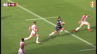 Joey Leilua dusts Sam Tomkins in challenge cup