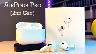 NEW 2022 APPLE AIRPODS PRO (2ND GEN) UNBOXING & REVIEW | THE BEST WIRELESS BLUETOOTH HEADPHONES ??