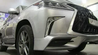 Рестайлинг Lexus LX570 Обвес TRD Автотюнинг Зеленый фургон