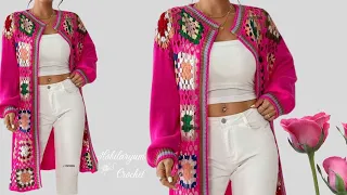 40 Yeni Örgü Modeli - Yazlık Uzun Hırka Fikirleri / 40 New Models - Summer Long Cardigan Ideas