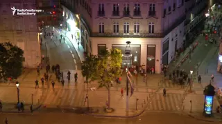 Portugese Celebrate Euro Title In Lisbon, French Police Intervene In Paris