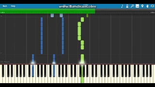 skillet-monster on piano