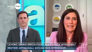 Chiara Appendino ospite a "Mattino Cinque" Canale5 28/05/2024