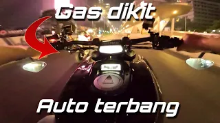 Wheelie Bawa Ducati Diavel di Jakarta🤩