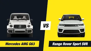 Mercedes Benz AMG G63 vs Range Rover Sport SVR | Comparison