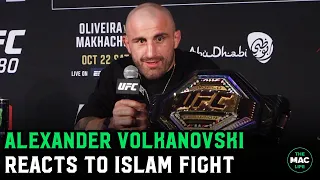 Alexander Volkanovski on Islam Makhachev fight: "Everyone thinks I'm short and then I punch them"