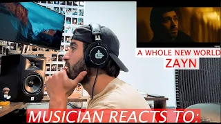 Musician Reacts To: "A WHOLE NEW WORLD" by ZAYN & Zhavia Ward - [REACTION + BREAKDOWN]