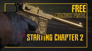 FREE Midnight Pistol (ALREADY GOLD) Full Playthrough (chapter 2) Red Dead Redemption 2 Story Mode