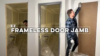 Frameless Door Jamb Solution | EZ Concepts EzyJamb