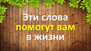 Эти слова помогут вам в жизни для привлечения счастья и радости