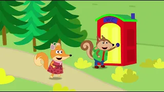 Fox Family Don't Tease Baby Pando - Pretend to Be a Parent funny stories cartoon for kids #1267
