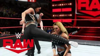 WWE 2K20 RAW Women's Tag Team Championship Match The Bella Twins vs The IIconics: June 15, 2020