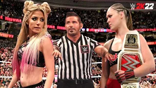 Ronda Rousey vs Alexa Bliss | WWE 2K22
