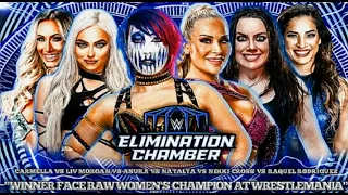 WWE 2K22 Raw Women’s Championship Elimination Chamber Match