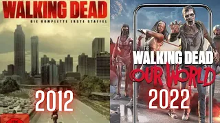 Evolution of walking Dead 2012 - 2022 Story of Game Walking Dead PS2 Xbox