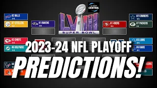 2024 NFL PLAYOFF PREDICTIONS! - Predicting Entire Bracket & Super Bowl Champion