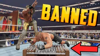 19 Banned Things on TV that are in WWE 2K23 !!!