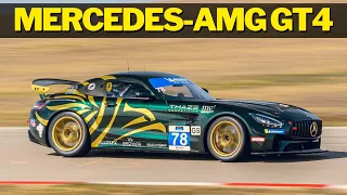 Living the Dream: Driving a Brand New Mercedes-AMG GT4 Race Car!