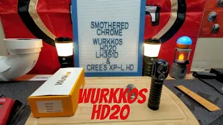 WURKKOS HD20 HEADLAMP LUMENS CHECK AND OUTDOOR BEAM SHOTS