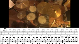 Have You Ever Seen The Rain (Creedence Clearwater Revival) drum cover + score