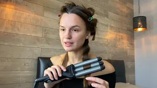 Как укладывать волосы. Тройные щипцы BaByliss