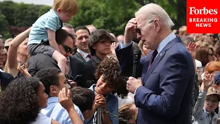 'I Heard You Had To Get Back To The Oval Office': Child Tells Biden To Wrap Event Up